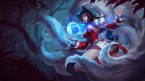 PC HD Ahri The Nine Tailed Fox Live Anime Wallpaper - Free Live Wallpaper