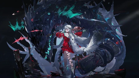 PC HD Skadi the Corrupting Heart Arknights Live Anime Wallpaper - Free Live Wallpaper
