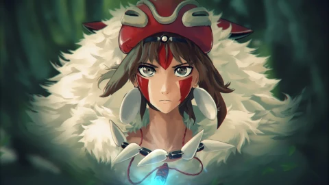PC HD Princess Mononoke Live Anime Wallpaper - Free Live Wallpaper