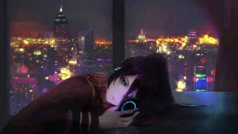 PC HD Night Thought Live Anime Wallpaper - Free Live Wallpaper