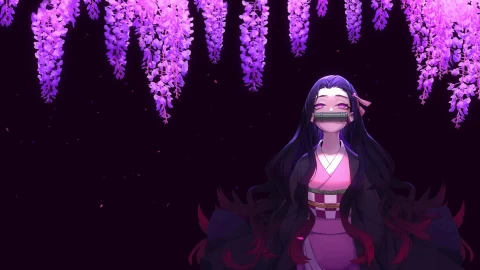 PC HD Nezuko Kamado Live Anime Wallpaper - Free Live Wallpaper