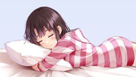 PC HD Megumi Kato Sleep Live Anime Wallpaper - Free Live Wallpaper