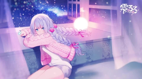 PC Desktop Shizuku Lulu Snow Virtual Youtuber Live Wallpaper - Free Live Wallpaper