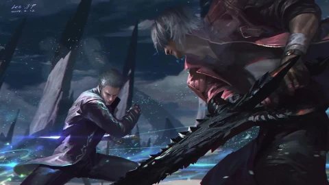 PC Desktop Dante And Vergil Devil May Cry 5 Desktop Live Wallpaper - Free Live Wallpaper