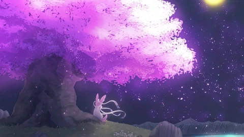 PC Desktop Pink Tree Desktop Live Wallpaper - Free Live Wallpaper