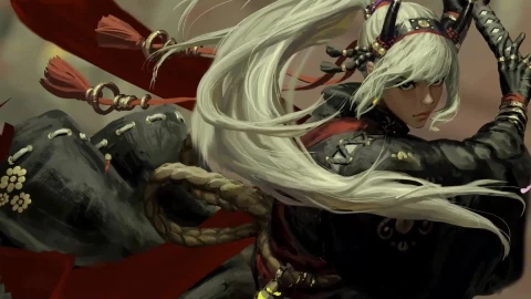 PC Desktop Blonde Samurai Live Wallpaper - Free Live Wallpaper