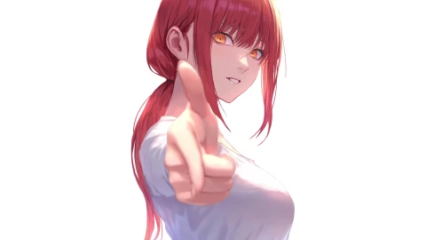 PC Desktop Makima Bang Chainsaw Man 1080p Live Wallpaper - Free Live Wallpaper