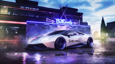 PC Desktop Lamborghini Huracan Car Desktop Live Wallpaper - Free Live Wallpaper