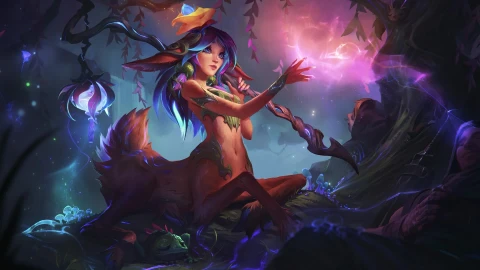PC Desktop Lillia Login Screen League Of Legends 4 Live Wallpaper - Free Live Wallpaper