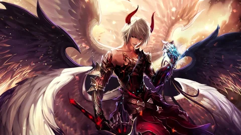 PC Desktop Shadowverse Lucifer Evolved PC Desktop 1080p Live Wallpaper - Free Live Wallpaper