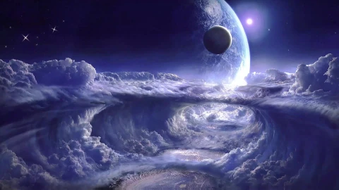 PC Desktop Scifi Starry Sky  Live Wallpaper - Free Live Wallpaper