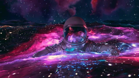 PC Desktop Floatinginspacebyvisualdonx264 Live Wallpaper - Free Live Wallpaper