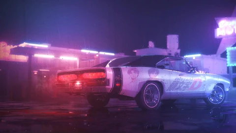Anime Dodge Charger RT Car Live Wallpaper - Free Live Wallpaper