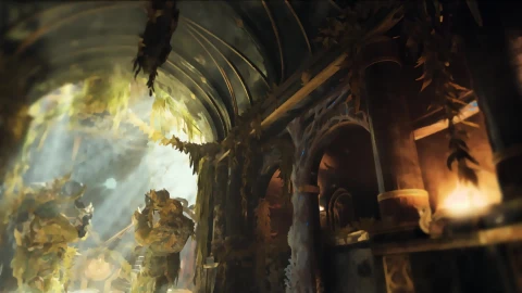 PC Posterized Loop From God Of War Tyrs Temple Desktop Live Wallpaper - Free Live Wallpaper