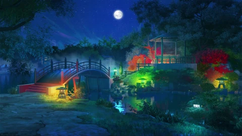 PC Japanese Garden Desktop Live Wallpaper - Free Live Wallpaper