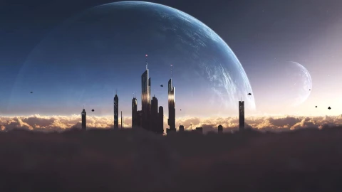 Skyscraper Above Clouds Live Wallpaper for PC - Free Live Wallpaper