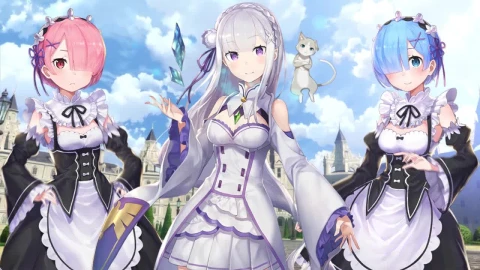Emilia With Rem And Ram Rezero HD Live Wallpaper For PC - Free Live Wallpaper