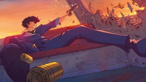 Bebop Shooting Cowboy Bebop HD Live Wallpaper For PC - Free Live Wallpaper