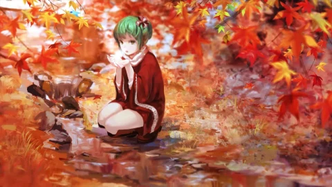 Shizuha Aki At The Lake Touhou Project HD Live Wallpaper For PC - Free Live Wallpaper