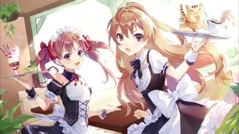 Taiga Aisaka And Shirai Kuroko Maid HD Live Wallpaper For PC - Free Live Wallpaper