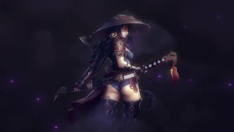 Demon Hunter Girl HD Live Wallpaper For PC - Free Live Wallpaper