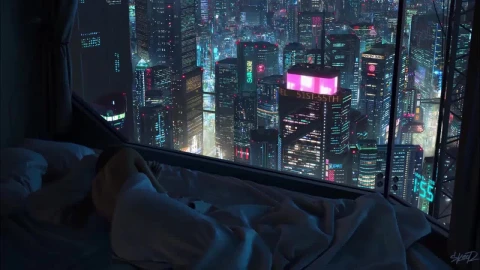 Cyberpunk High Rise Apartment HD Live Wallpaper For PC - Free Live Wallpaper