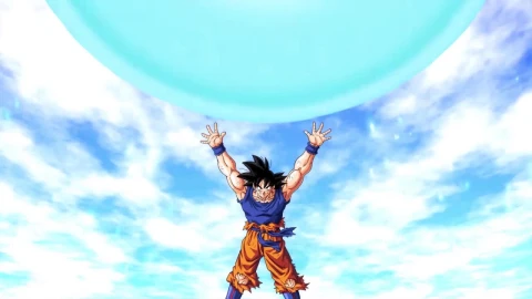 Dragonball Super Goku Spirit Bomb HD Live Wallpaper For PC - Free Live Wallpaper