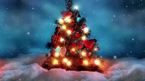 Christmas Tree Lights HD Live Wallpaper For PC - Free Live Wallpaper