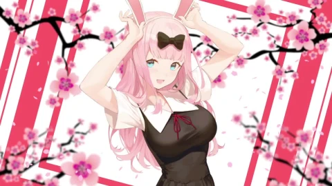 Chika Fujiwara Bunny Kaguya Sama Wa Kokurasetai HD Live Wallpaper For PC - Free Live Wallpaper