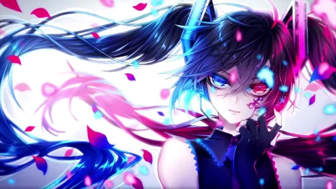 Anime Girl Electronic HD Live Wallpaper For PC - Free Live Wallpaper