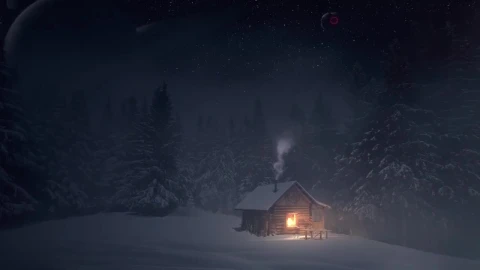 Wooden House In The Forest HD Live Wallpaper For PC - Free Live Wallpaper