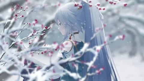 Fu Hua In Snow Honkai Impact 3rd HD Live Wallpaper For PC - Free Live Wallpaper