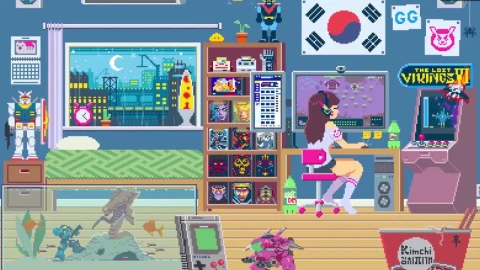 D.Va Pixel Art HD Live Wallpaper For PC - Free Live Wallpaper