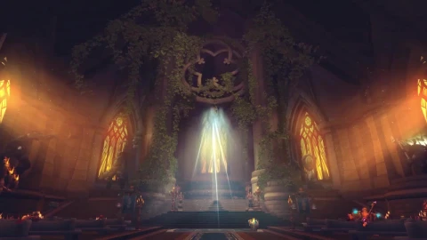 The Paladin Order Hall Sanctum Of Light World Of Warcraft HD Live Wallpaper For PC - Free Live Wallpaper