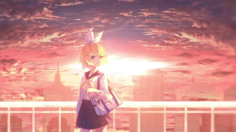 Kagamine Rin Vocaloid HD Live Wallpaper For PC - Free Live Wallpaper