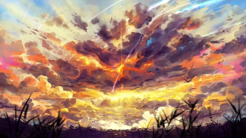 Shooting Star Your Name HD Live Wallpaper For PC - Free Live Wallpaper
