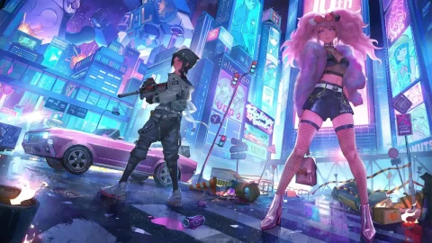 Mukuro Ikusaba And Junko Enoshima Danganronpa 10th Anniversary HD Live Wallpaper For PC - Free Live Wallpaper