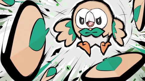 Rowlet Leafage Pokemon HD Live Wallpaper For PC - Free Live Wallpaper