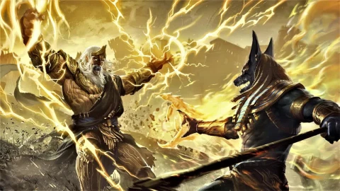 Anubis Vs Zeus Immortal Conquest HD Live Wallpaper For PC - Free Live Wallpaper