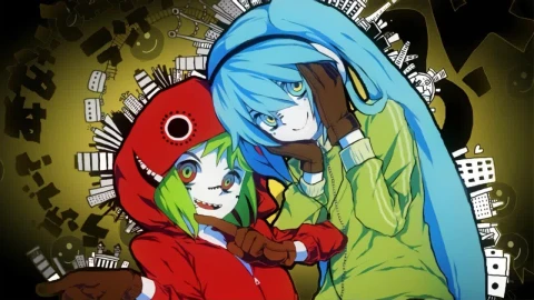Hatsune Miku And Gumi Vocaloid HD Live Wallpaper For PC - Free Live Wallpaper