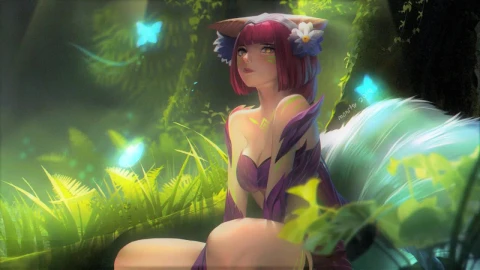 Elderwood Ahri League Of Legends HD Live Wallpaper For PC - Free Live Wallpaper