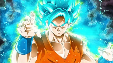 Goku Super Saiyan Blue Dragon Ball HD Live Wallpaper For PC - Free Live Wallpaper