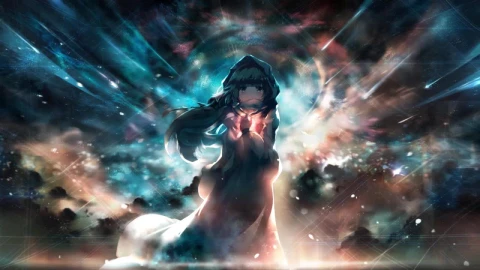 Anime Girl Starry Sky HD Live Wallpaper For PC - Free Live Wallpaper