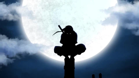 Itachi Uchiha Full Moon Naruto Shippuden HD Live Wallpaper For PC - Free Live Wallpaper