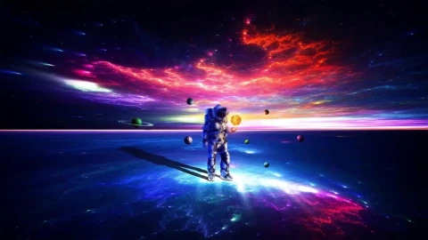 Astronaut With Mini Planets HD Live Wallpaper For PC - Free Live Wallpaper
