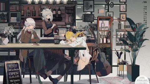 Arknights Cafe HD Live Wallpaper For PC - Free Live Wallpaper