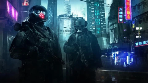 Cyberpunk Soldiers HD Live Wallpaper For PC - Free Live Wallpaper