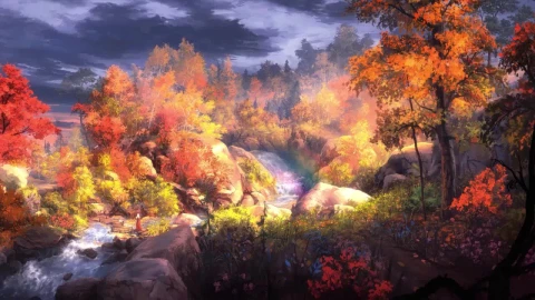 Fall Forest HD Live Wallpaper For PC - Free Live Wallpaper