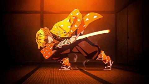 Sleeping Zenitsu Attack Kimetsu No Yaiba HD Live Wallpaper For PC - Free Live Wallpaper