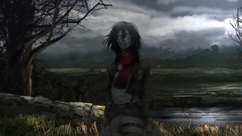 Sad Mikasa Ackerman Attack On Titan HD Live Wallpaper For PC - Free Live Wallpaper
